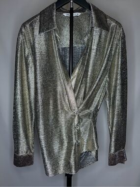 Zara Gold Blouse